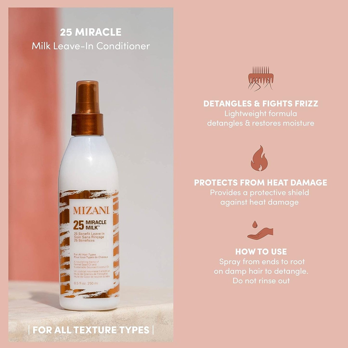 Mizani | 25 Miracle Milk / 25 Benefit Leave-In
